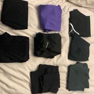8 pairs of leggings